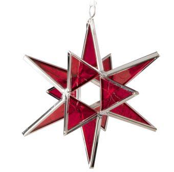 Stained Glass Moravian Star - Happiness, Life, & Love