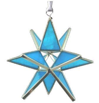 Stained Glass Moravian Star - Journey