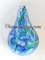 Blown Glass Memory Teardrop