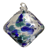 Blown Glass True Love Oil Lamp Blown Glass Inspirational Rhombus Ball