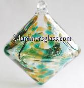 Blown Glass Inspirational Rhombus