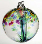 Family Blown Glass Tree of Life Ball