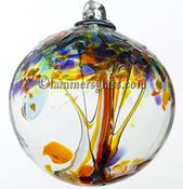 Blown Glass Tree of Life Ball - Motherhood Blown Glass Tree of Life Happiness