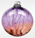 Pink/Amethyst Olde English Witch Ball