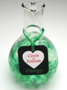 Blown Glass Friendship Vase Energy
