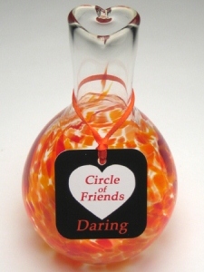Blown Glass Friendship Vase Daring