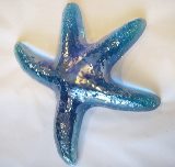 Iridescent Glass Starfish Paperweight/ Decor piece Iridescent Glass Starfish Paperweight/ Decor piece