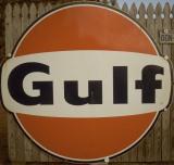 Original Gulf Service Station Sign