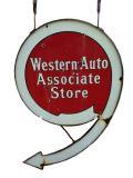 Original Western Auto Store Sign