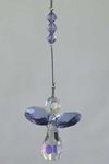 Purple Hanging Crystal Prism Angel