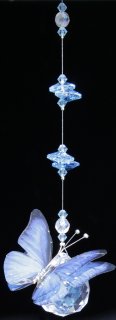 Blue Butterfly Hanging Prism