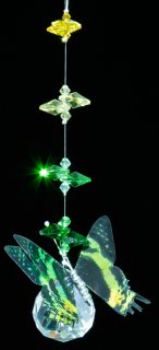 Green Butterfly Hanging Prism