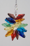 Rainbow Hanging Crystal Prism Cluster Chakra