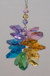 Pastel Hanging Crystal Prism Cluster Chakra