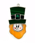 Stained Glass Leprechaun Suncatcher Stained Glass Leprechaun Suncatcher or Nightlight