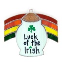 Stained Glass Luck of the Irish Suncatcher Stained Glass Luck of The Irish Suncatcher or Nightlight