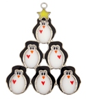 Penguin Tree Stained Glass Nightlight or Suncatcher Penguin Tree Stained Glass Nightlight or Suncatcher