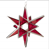 Stained Glass Moravian Star