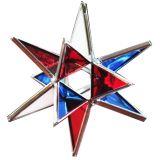 Stained Glass Moravian Star