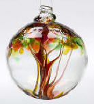 Blown Glass Tree of Life Ball
