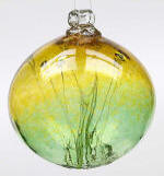 Gold/Green Olde English Witch Ball