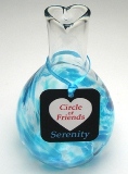 Blown Glass Friendship Vase - Serenity
