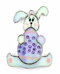 Easter Bunny Stained Glass Nightlight Suncatcher