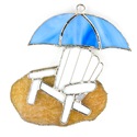 Beach ChairStained Glass Nightlight Suncatcher