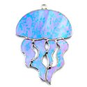 Jellyfish Stained Glass Nightlight Suncatcher