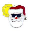 Sunshine Santa Claus Stained Glass Nightlight or Suncatcher